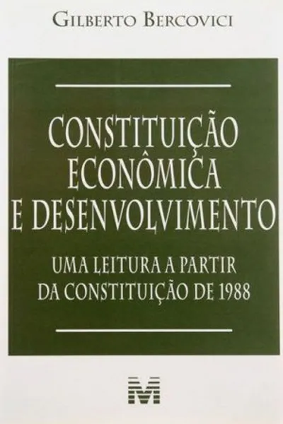 Cover of Constituição Econômica e Desenvolvimento