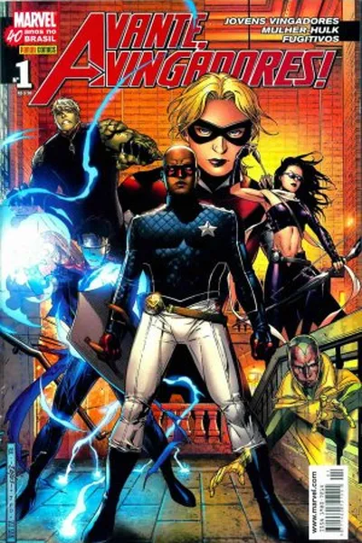 Cover of Avante Vingadores #01