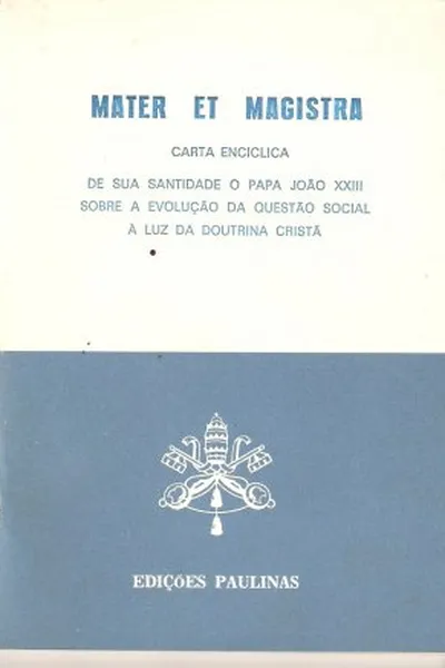 Cover of Mater et Magistra