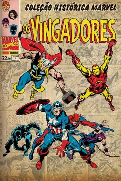 Cover of Coleção Histórica Marvel: Os Vingadores #04