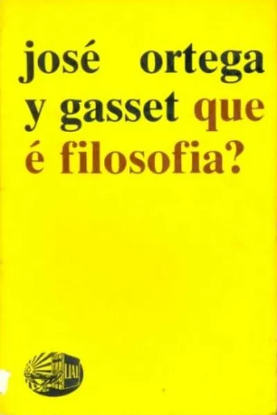 Cover of que é filosofia?