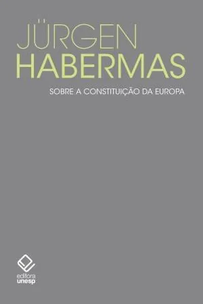 Cover of Sobre a constituição da Europa