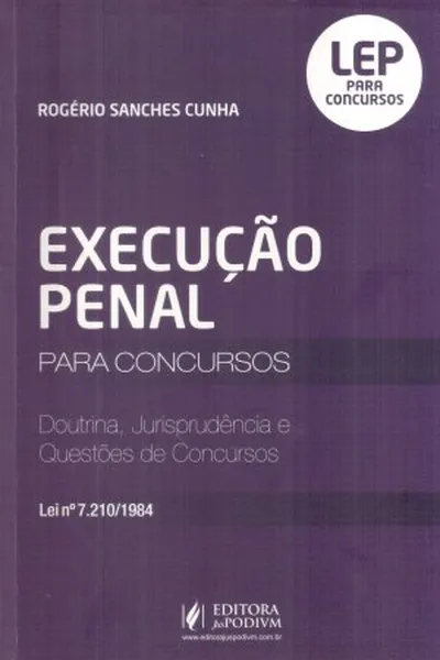 Cover of EXECUÇÃO PENAL PARA CONCURSOS