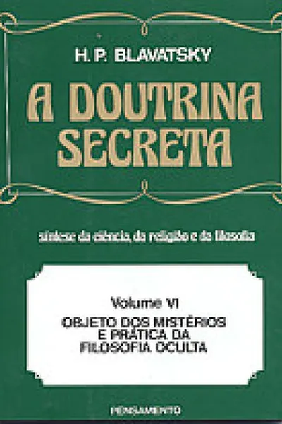 Cover of A Doutrina Secreta Vol. VI