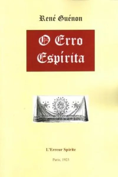 Cover of O Erro Espírita