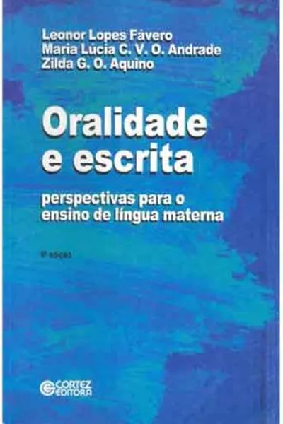 Cover of Oralidade e escrita