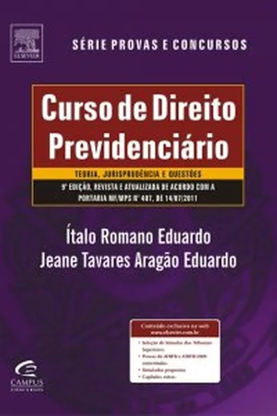 Cover of Curso de Direito Previdenciário