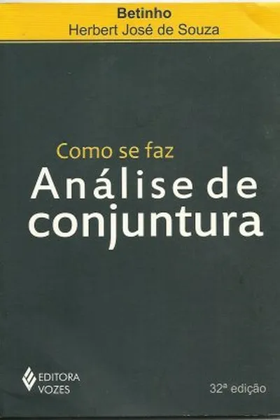 Cover of Como se faz análise de conjuntura