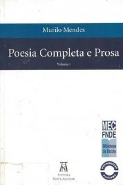 Cover of Poesia Completa e Prosa - Volume I