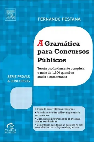 Cover of A Gramática para Concursos Públicos