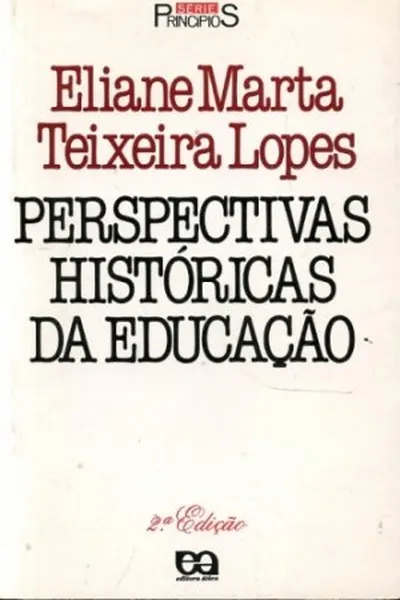 Cover of Perspectivas Históricas da Educação