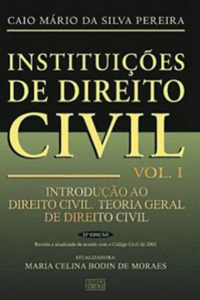 Cover of Instituições de Direito Civil - v. I