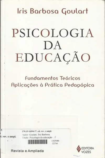 Cover of Psicologia da educação