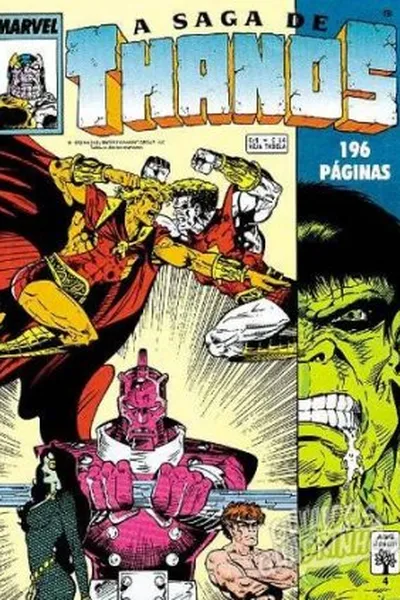 Cover of A Saga de Thanos n° 4