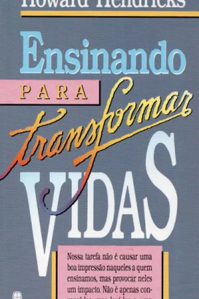 Cover of Ensinando para transformar vidas