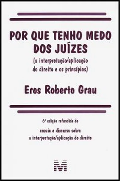 Cover of Por Que Tenho Medo dos Juízes