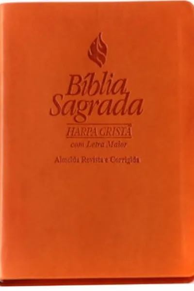 Cover of Bíblia Sagrada Harpa Cristã com Letra Maior