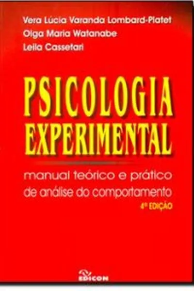 Cover of Psicologia Experimental
