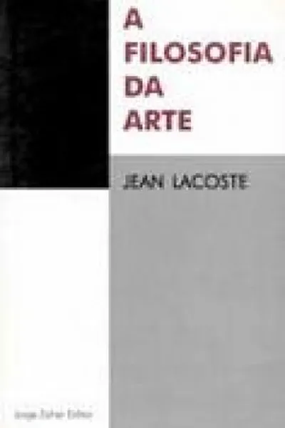 Cover of Filosofia da Arte
