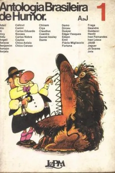 Cover of Antologia Brasileira de Humor 1