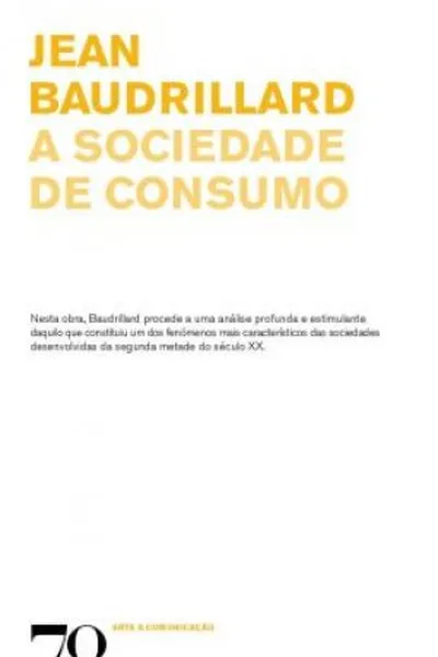 Cover of A Sociedade de Consumo