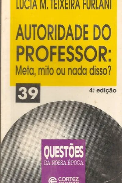 Cover of AUTORIDADE DO PROFESSOR: