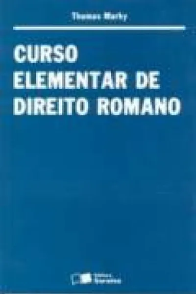 Cover of Curso elementar de direito romano