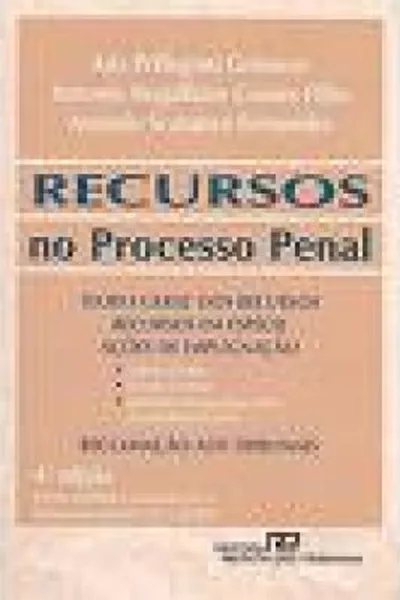 Cover of Recursos no Processo Penal