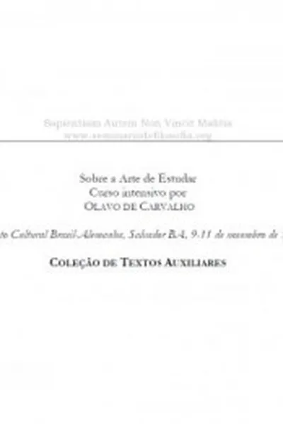 Cover of Sobre a Arte de Estudar