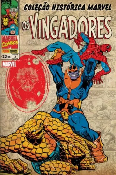 Cover of Coleção Histórica Marvel: Os Vingadores #02