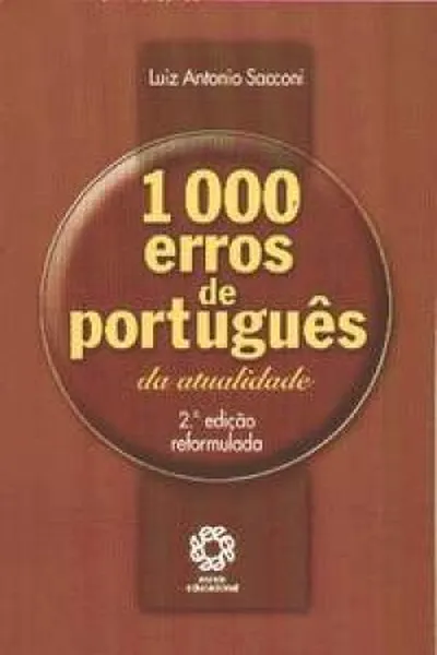 Cover of 1000 erros de português da atualidade