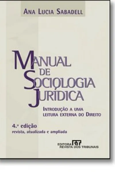 Cover of Manual de Sociologia Jurídica