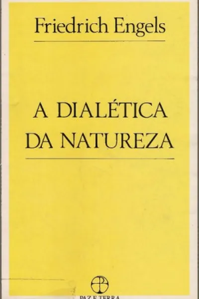Cover of A Dialética da Natureza