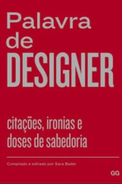 Cover of Palavra de designer