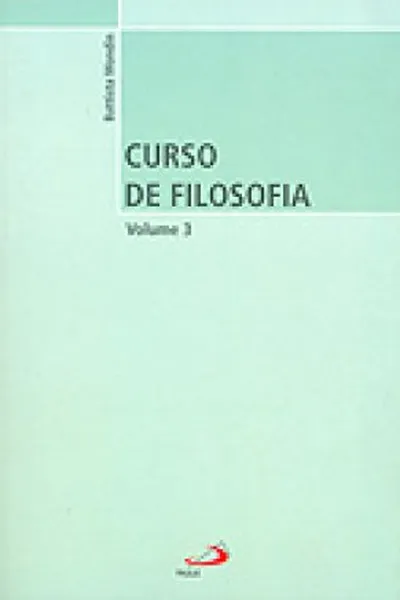 Cover of Curso de Filosofia - Volume 3