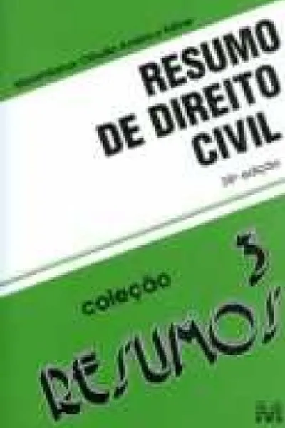 Cover of Resumo de Direito Civil