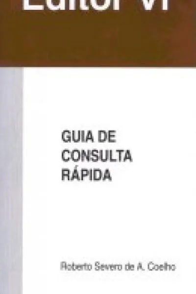 Cover of Editor Vi - Guia de Consulta Rápida