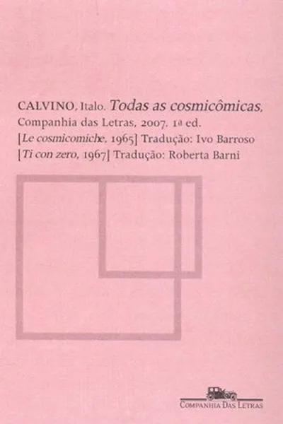 Cover of Todas as cosmicômicas
