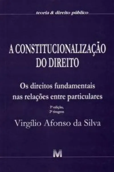 Cover of A Constitucionalização do Direito