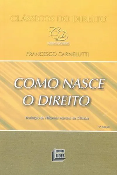 Cover of Como nasce o direito