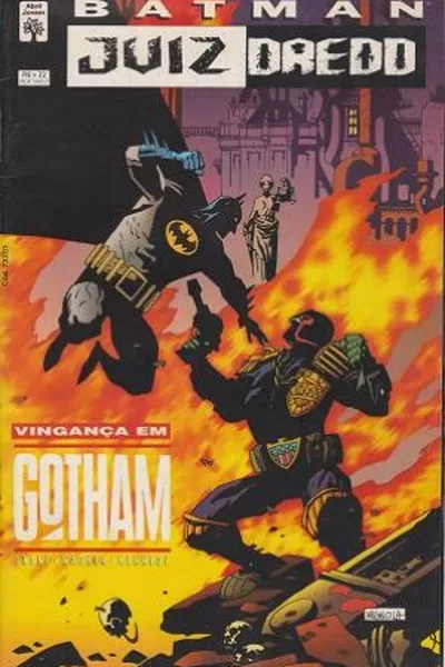 Cover of Batman/ Juiz Dredd: Vingança em Gotham