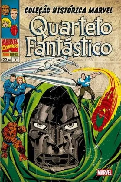 Cover of Coleção Histórica Marvel: Quarteto Fantástico, Vol. 1