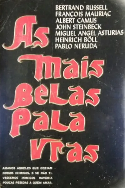 Cover of As Mais Belas Palavras