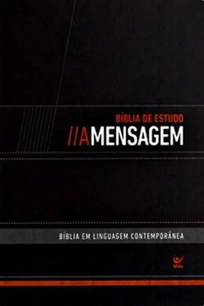 Cover of Bíblia de Estudo A Mensagem