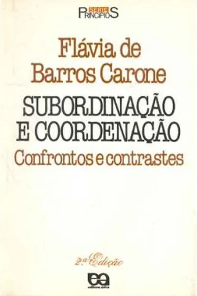 Cover of Subordinação e Coordenação