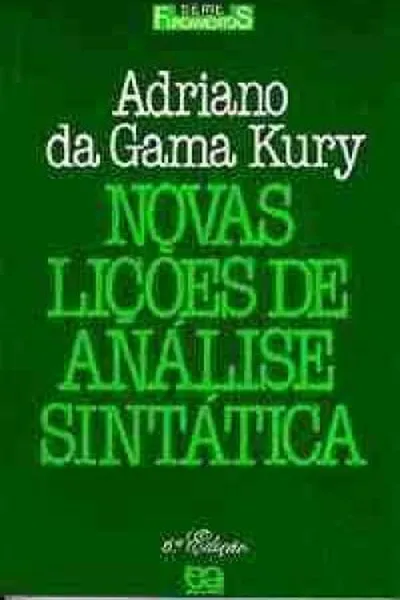 Cover of Novas lições de análise sintática