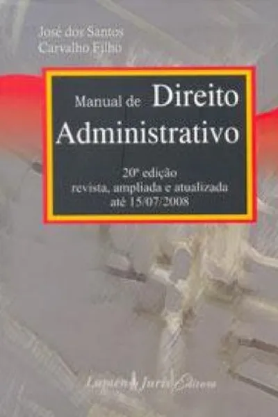 Cover of Manual de Direito Administrativo