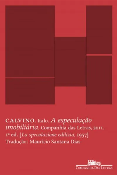 Cover of A Especulação Imobiliária