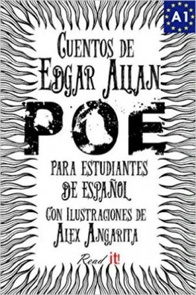 Cover of Cuentos de Edgar Allan Poe para estudiantes de español