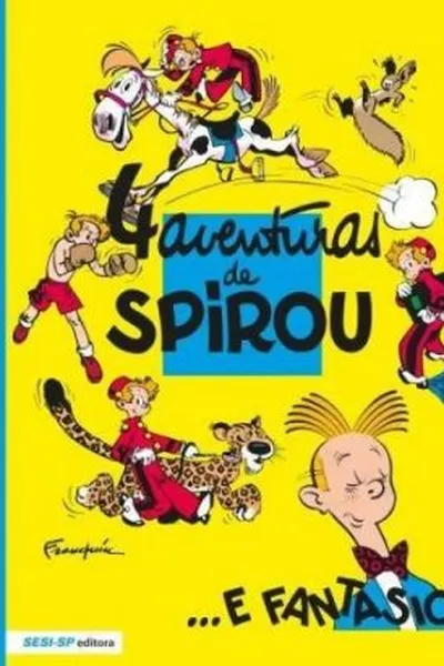 Cover of 4 Aventuras de Spirou e Fantasio